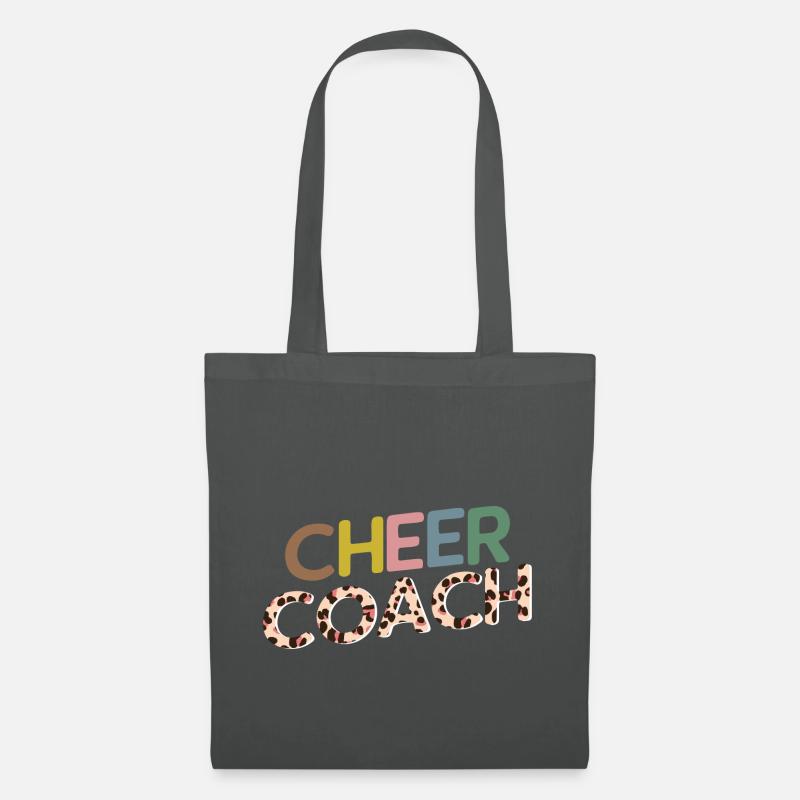 Cheer Coach Cheerleading - Stoffbeutel - Graphite