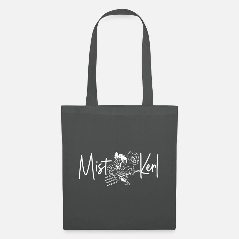 Mistkerl - Stoffbeutel - Graphite