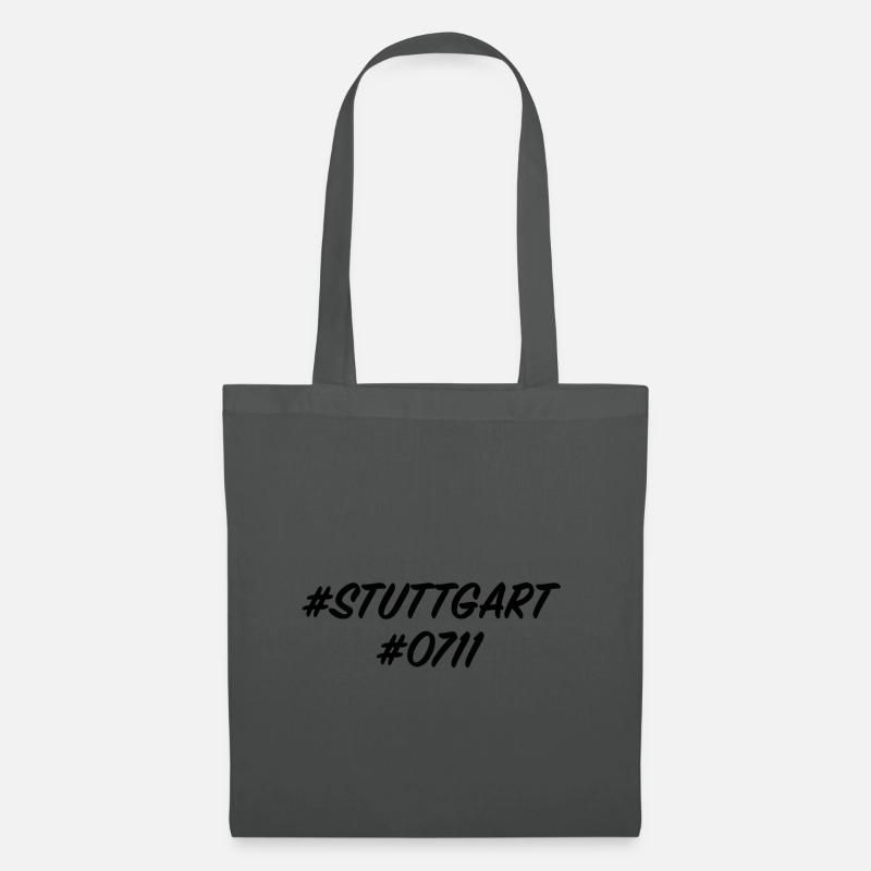 #STUTTGART #0711 - Stoffbeutel - Graphite