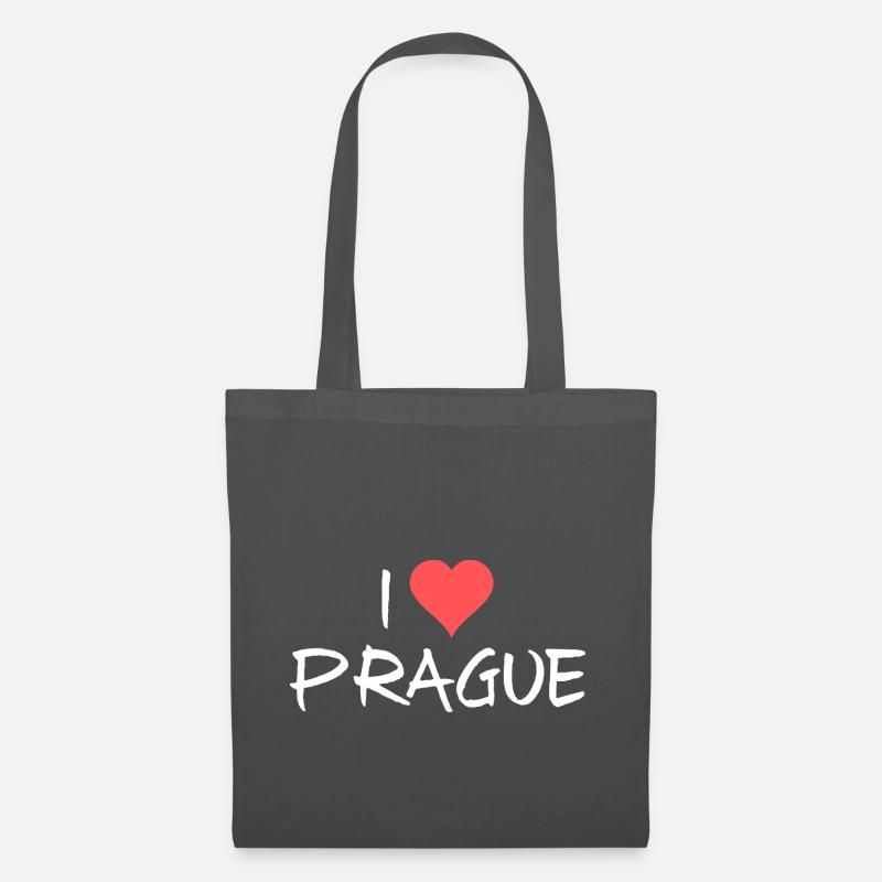 Prag - Stoffbeutel - Graphite