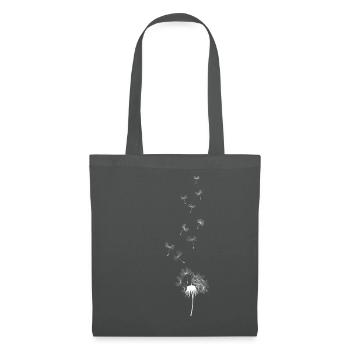 Dandelion weiss - Stoffbeutel - Graphite - Vorne