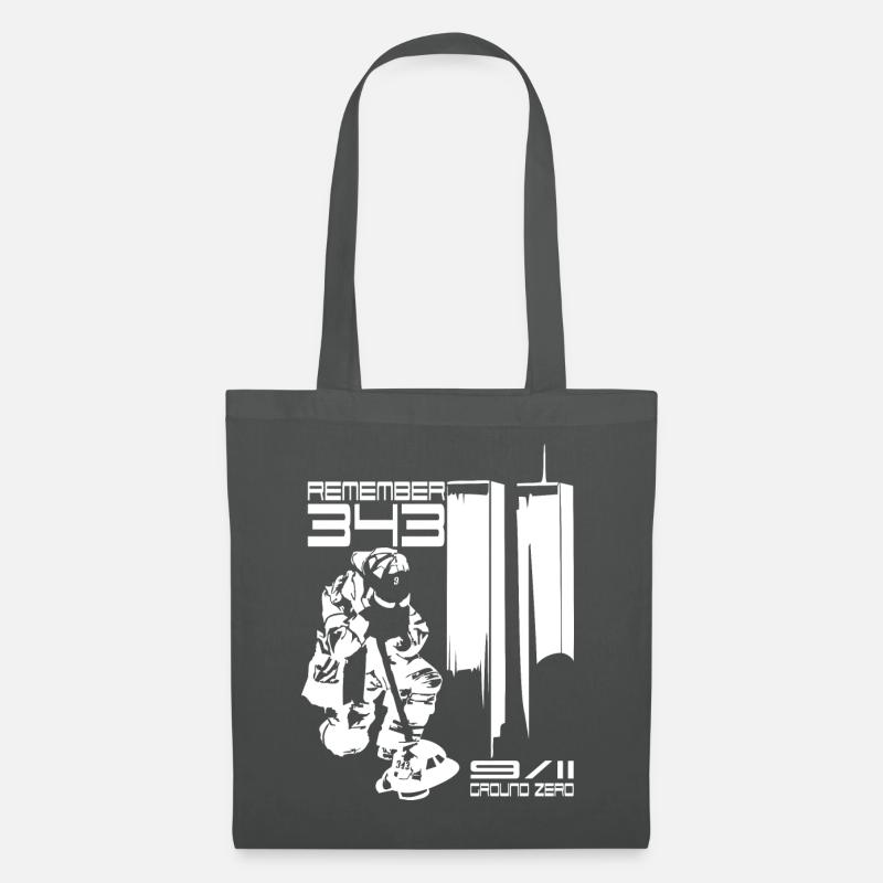 Remember 343 - 9/11 groud zero - Stoffbeutel - Graphite