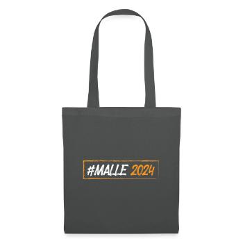 Malle 2024 - Stoffbeutel - Graphite - Vorne