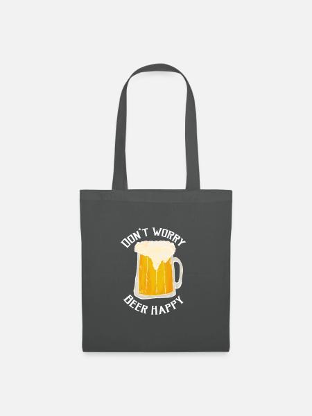 Bier Party - Freibier Shirt - Stoffbeutel - Graphite