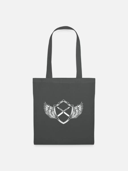 E-Zigarette Wappen - Stoffbeutel - Graphite