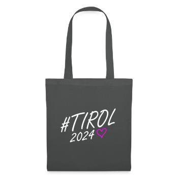 Tyrol 2024 Heart Journey - Tote Bag - graphite grey - Front