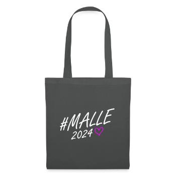 Malle 2024 Parcours du cœur - Sac en tissu - gris graphite - Devant