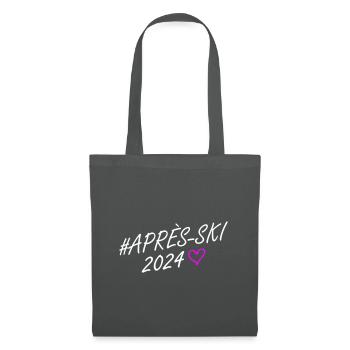 Après Ski 2024 Heart Trip - Tote Bag - graphite grey - Front