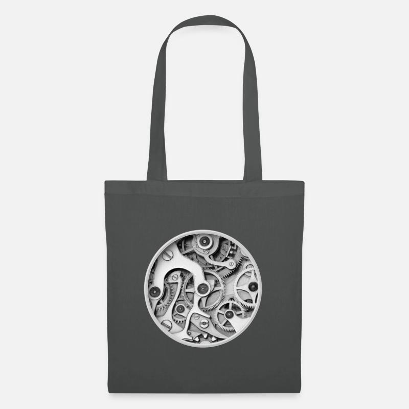 Clock - Clockwork Clockwork Horloge Mécanique Orange - Sac en tissu - gris graphite