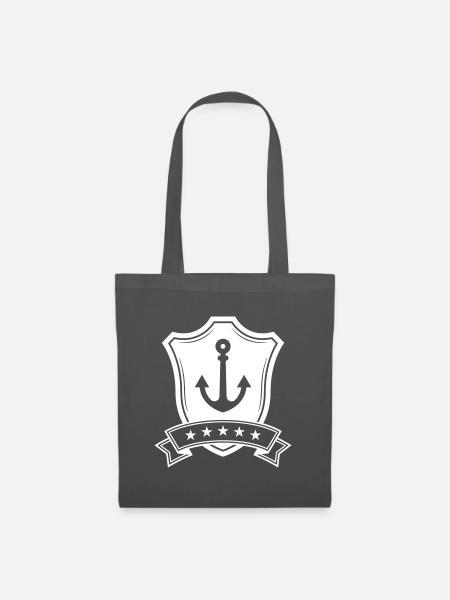 Anker Wappen - Stoffbeutel - Graphite