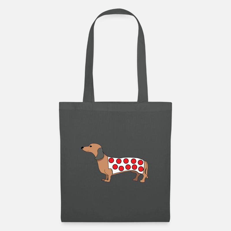 Pull en teckel - Sac en tissu - gris graphite