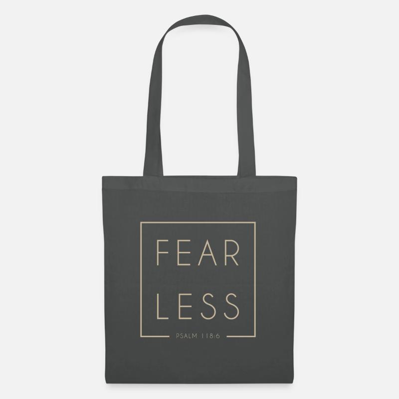 Fearless - Stoffbeutel - Graphite
