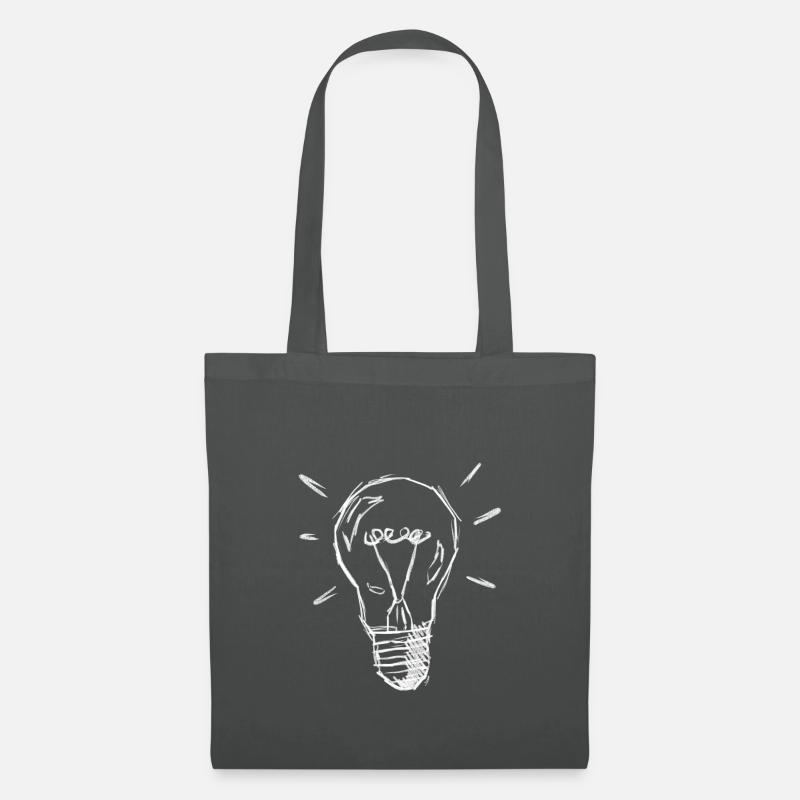 Leuchtende Lampe - Stoffbeutel - Graphite
