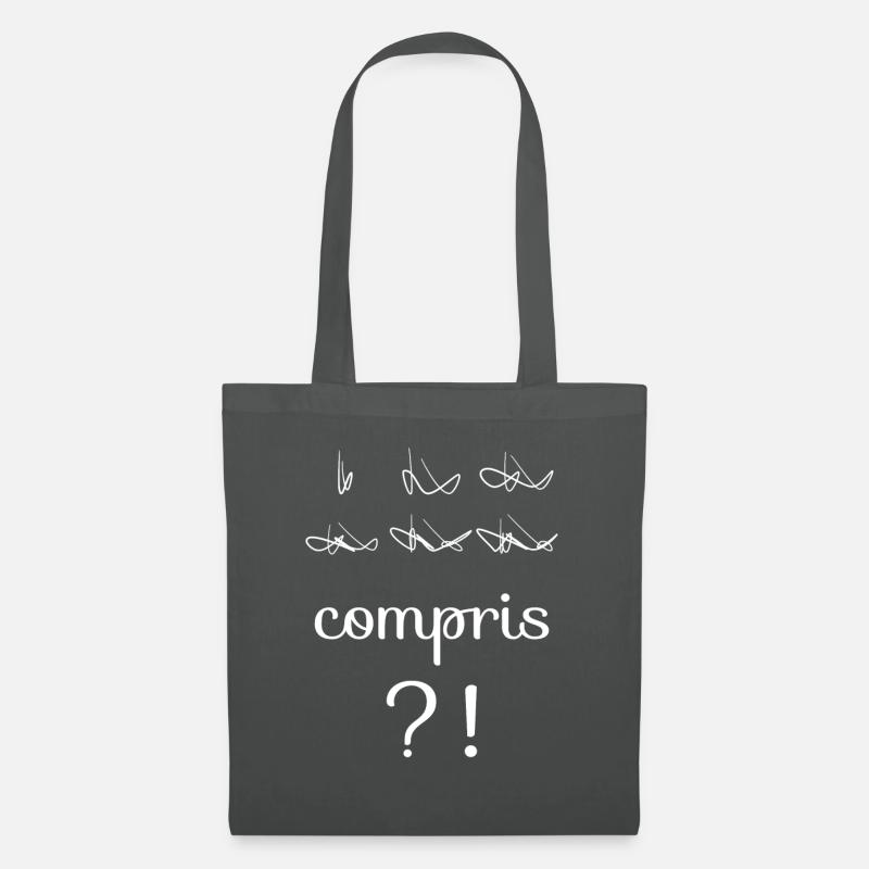 Chef de chœur Directeur d'orchestre Cadeu Compris? - Stoffbeutel - Graphite