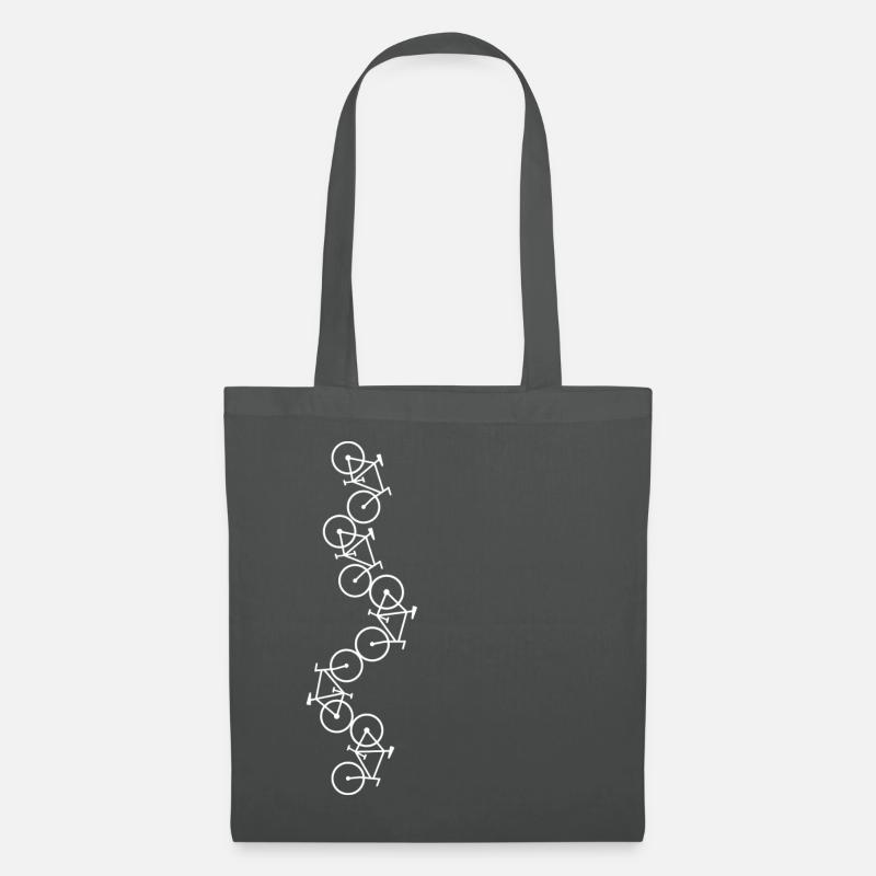 Fahrrad design - Stoffbeutel - Graphite