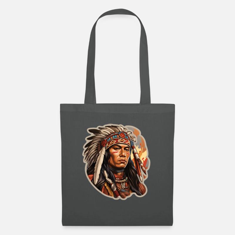 Native American - Stoffbeutel - Graphite