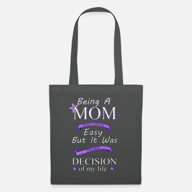Mutter sein - Stoffbeutel - Graphite