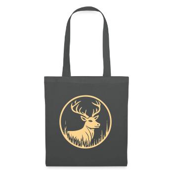 The Proud Forest Deer - Tote Bag - graphite grey - Front