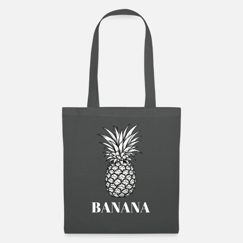 Banananas - Banane oder Ananas - Geschenk Party - Stoffbeutel - Graphite