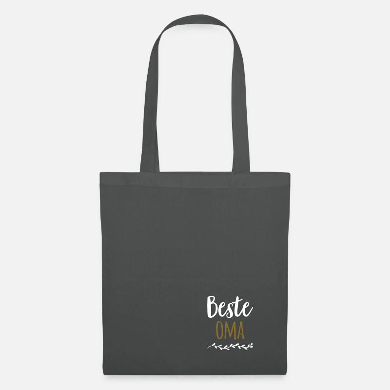 Beste Oma - Stoffbeutel - Graphite