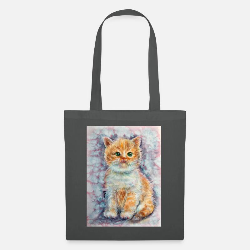 Little kitty. Kitten. - Stoffbeutel - Graphite