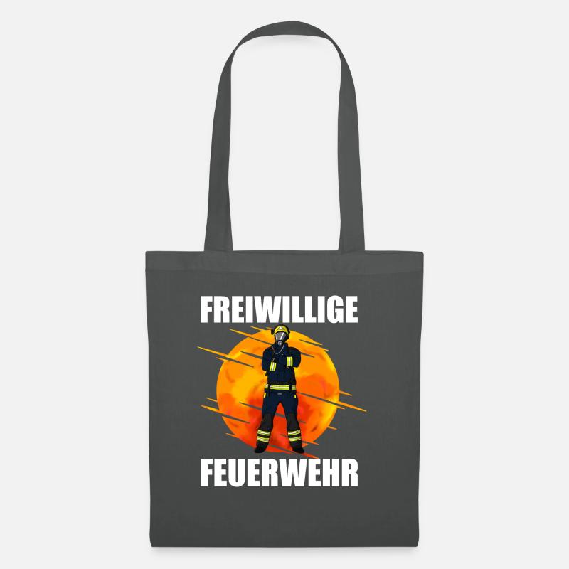 Freiwillige Feuerwehr - Stoffbeutel - Graphite