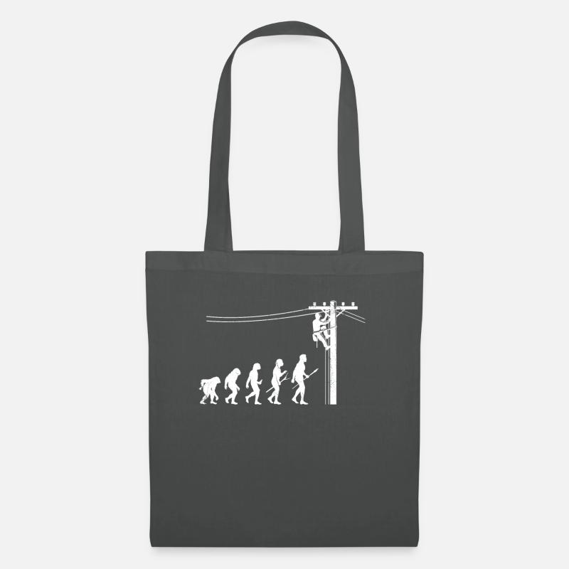 Lineman Evolution Design pour les électriciens - Sac en tissu - gris graphite