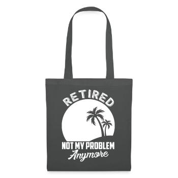 Renter funny saying, no longer my problem - Tote Bag - graphite grey - Front