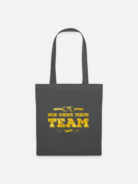 mein team gold - Stoffbeutel - Graphite
