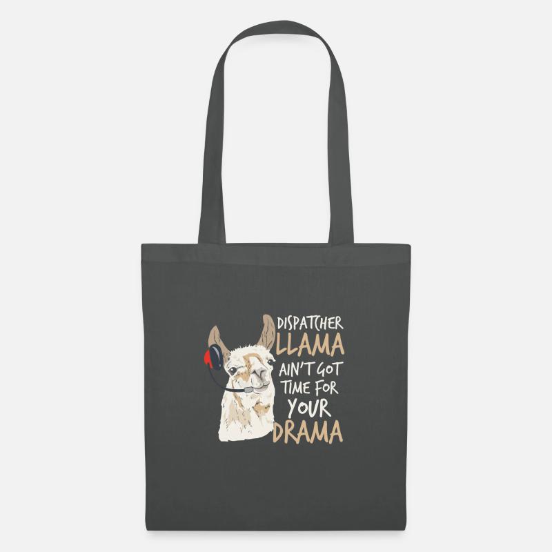 Notrufzentrale Notruf Mitarbeiter Geschenk - Stoffbeutel - Graphite