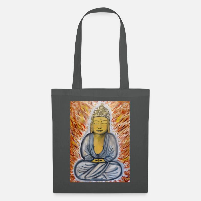 Buddha - Stoffbeutel - Graphite