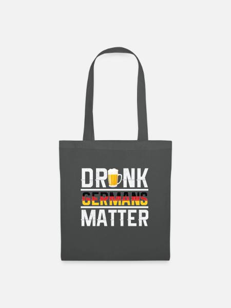 Drunk Deutsche Matter - Stoffbeutel - Graphite