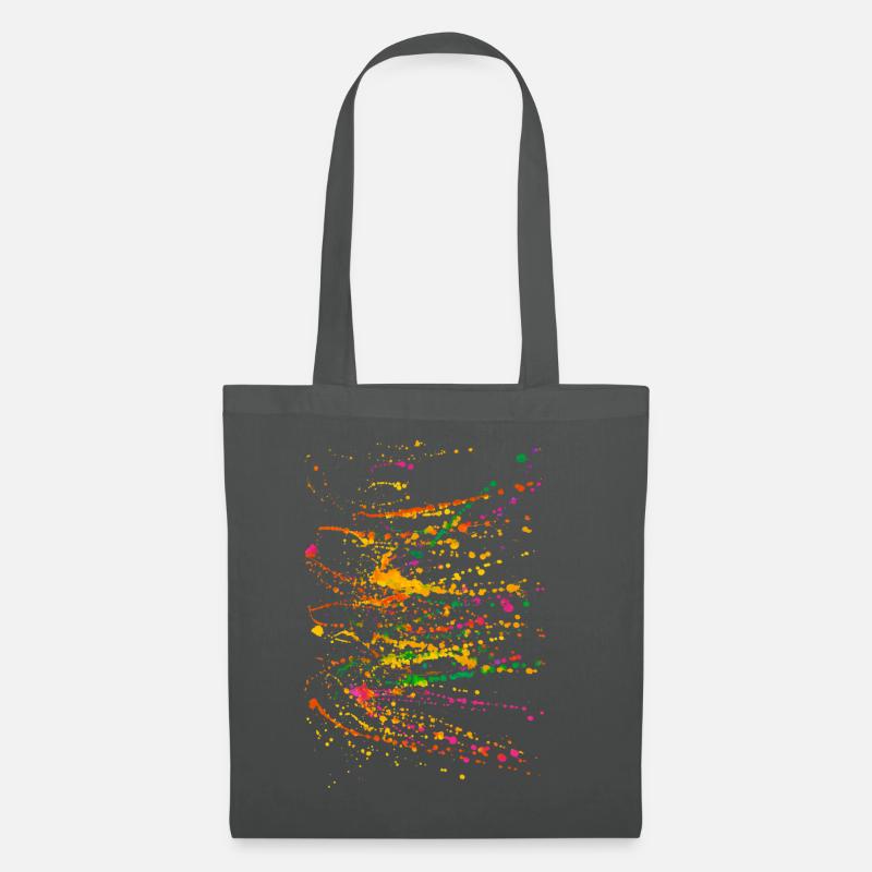 STELLA by Steffi éclaboussures de couleur - Sac en tissu - gris graphite