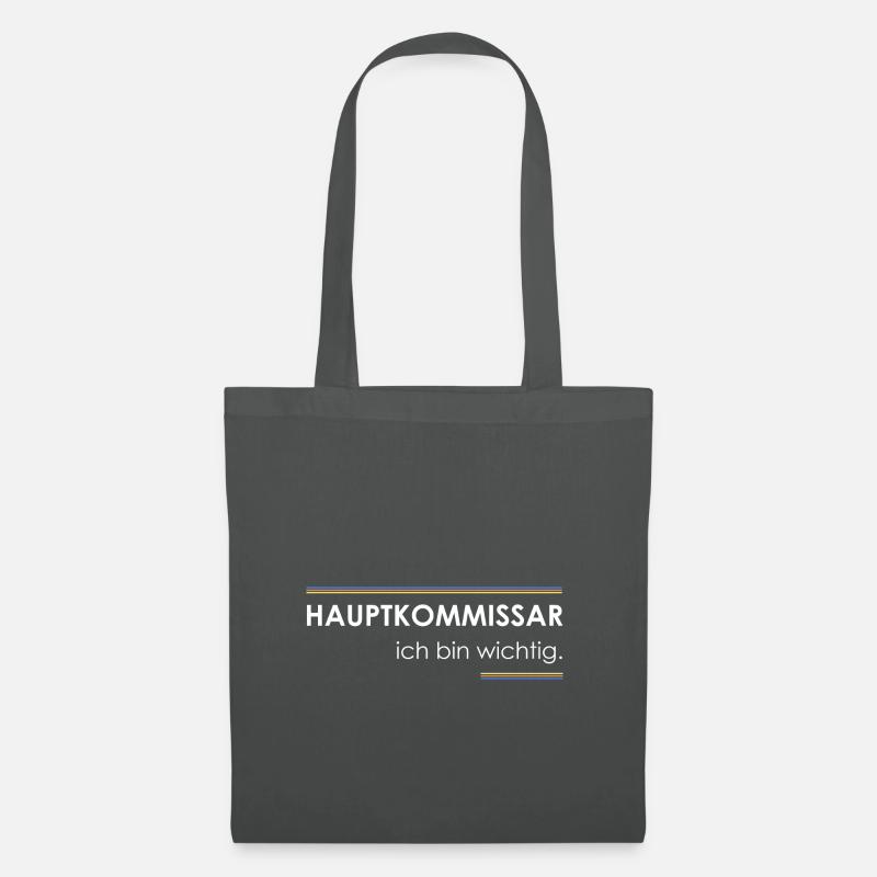 Polizeihauptkommissar - Stoffbeutel - Graphite