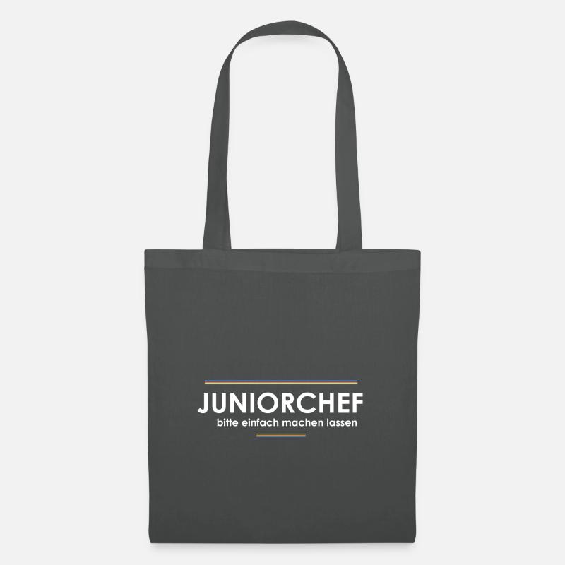 Juniorchef - Stoffbeutel - Graphite