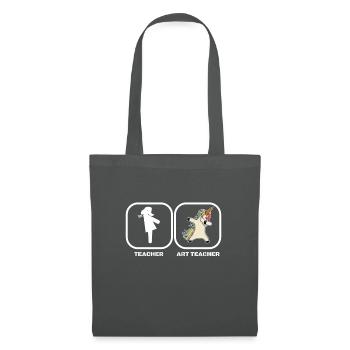 Art Teacher Art Teacher Unicorn - Tote Bag - graphite grey - Front