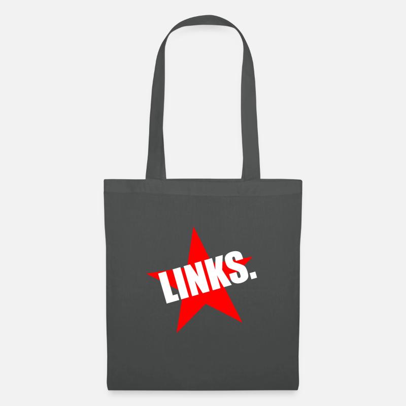 Links - Stoffbeutel - Graphite