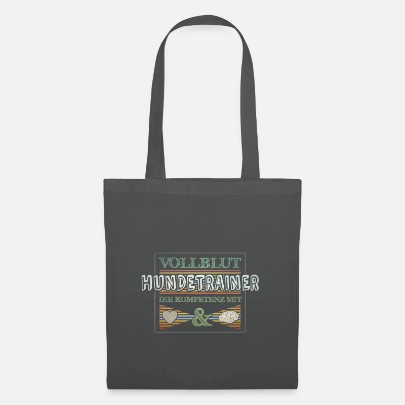 Hundetrainer - Stoffbeutel - Graphite