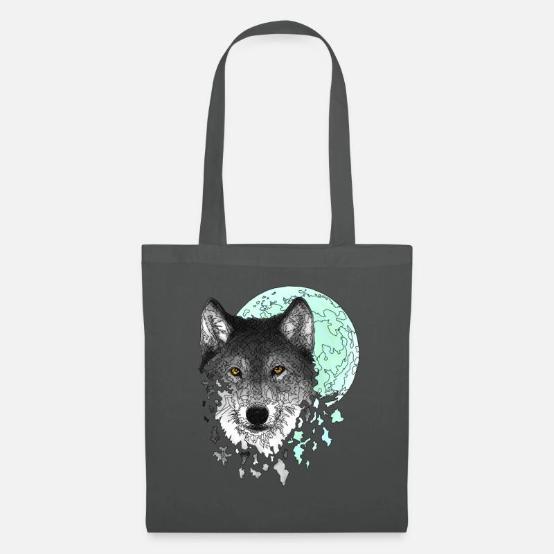 wolf - Tote Bag - graphite grey