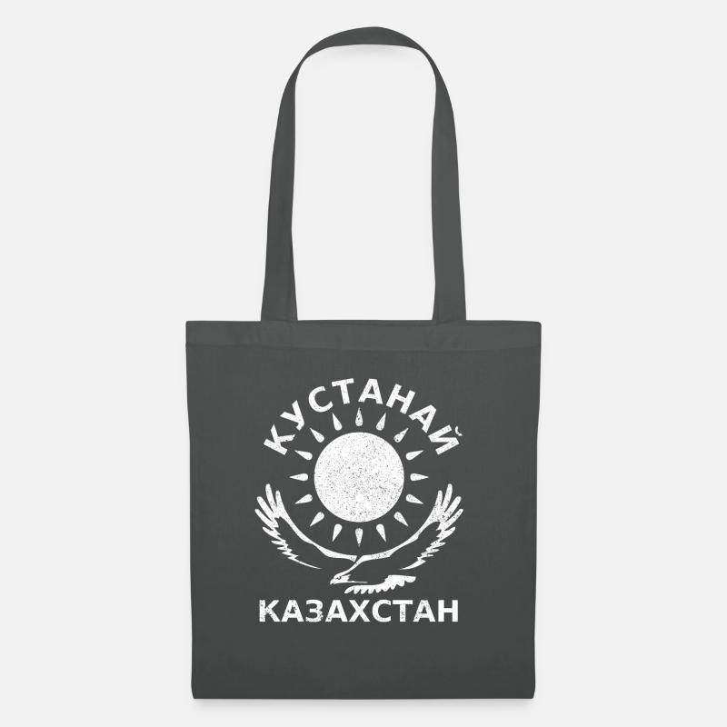 KUSTANAJ Kasachstan Кустанай Казахстан - Stoffbeutel - Graphite