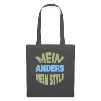 Anders - Stoffbeutel - Graphite - Vorne
