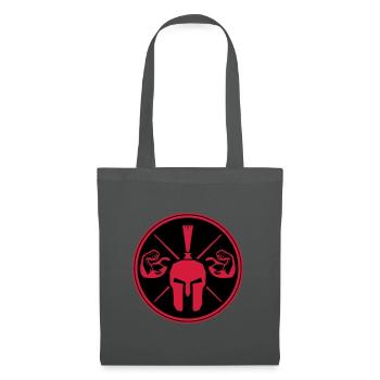 casque spartan guerrier spartan - Sac en tissu - gris graphite - Devant