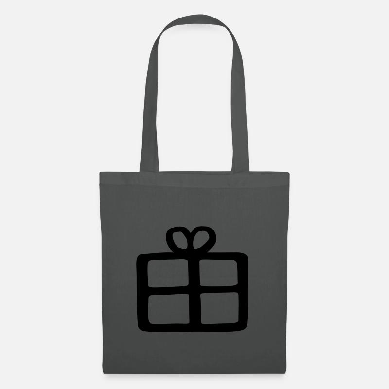 Geschenk - Stoffbeutel - Graphite