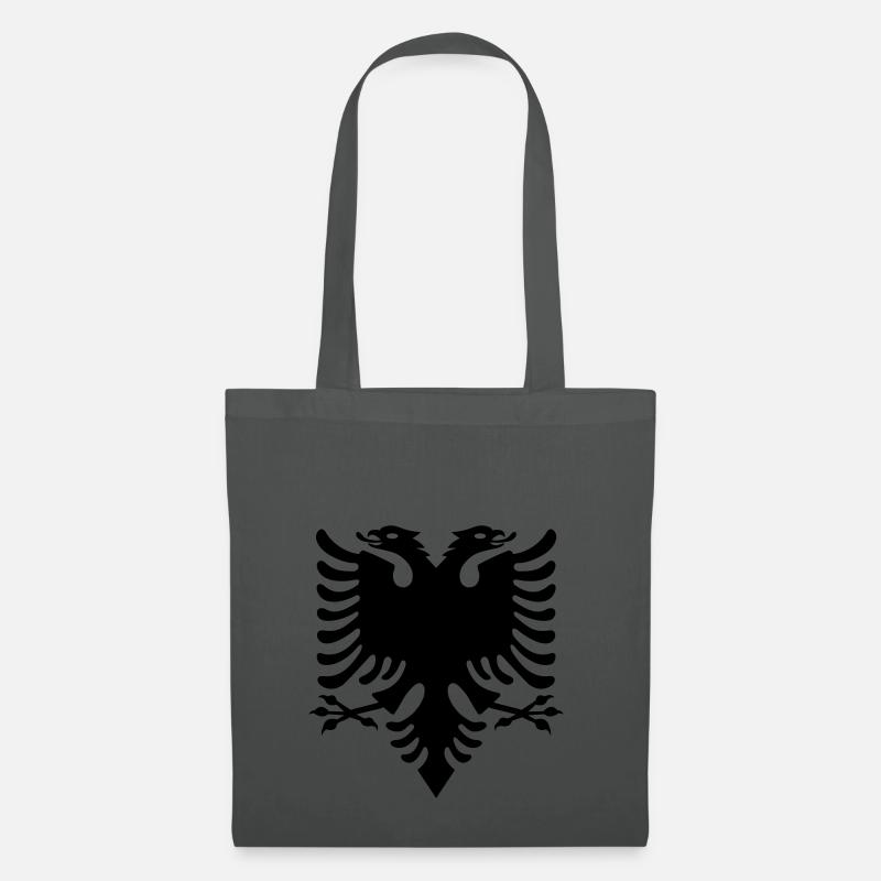 Double headed eagle emblem icon gift sign - Tote Bag - graphite grey