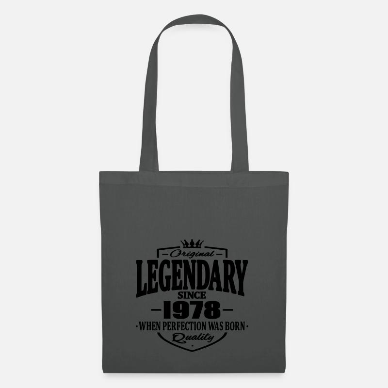 Legendär seit 1978 - Stoffbeutel - Graphite