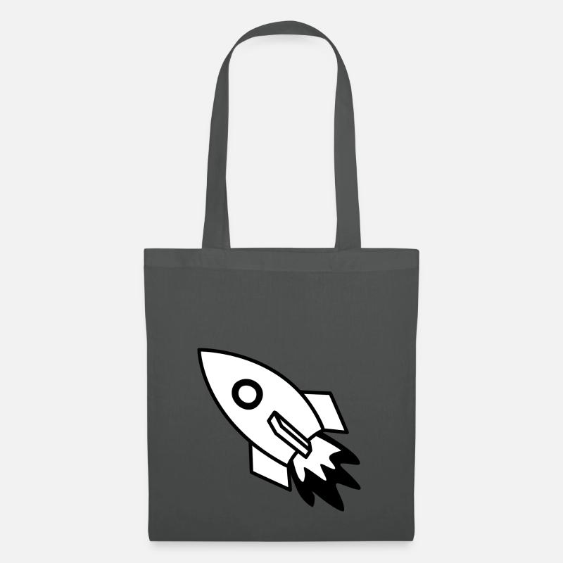 Rakete - Stoffbeutel - Graphite