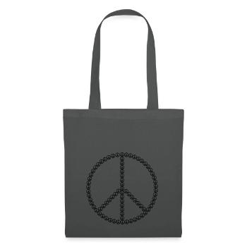 Peacezeichen - Stoffbeutel - Graphite - Vorne