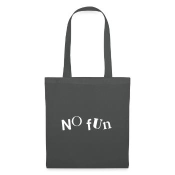 Pas de plaisir - Sac en tissu - gris graphite - Devant