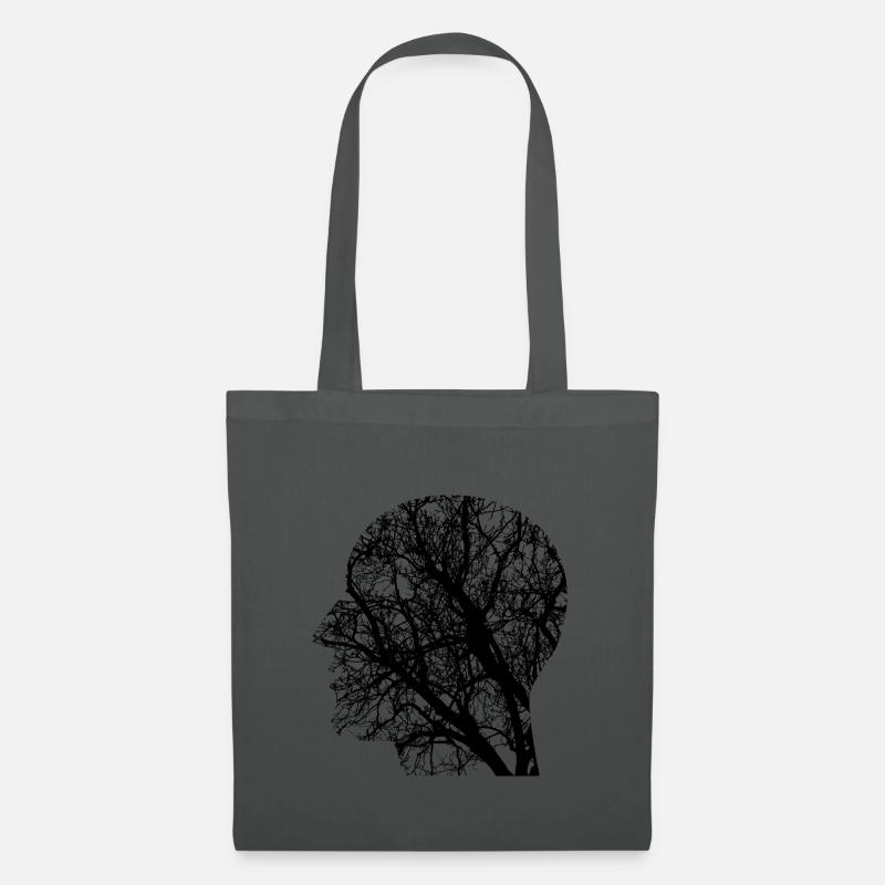 Networked - Mind Network - Tote Bag - graphite grey