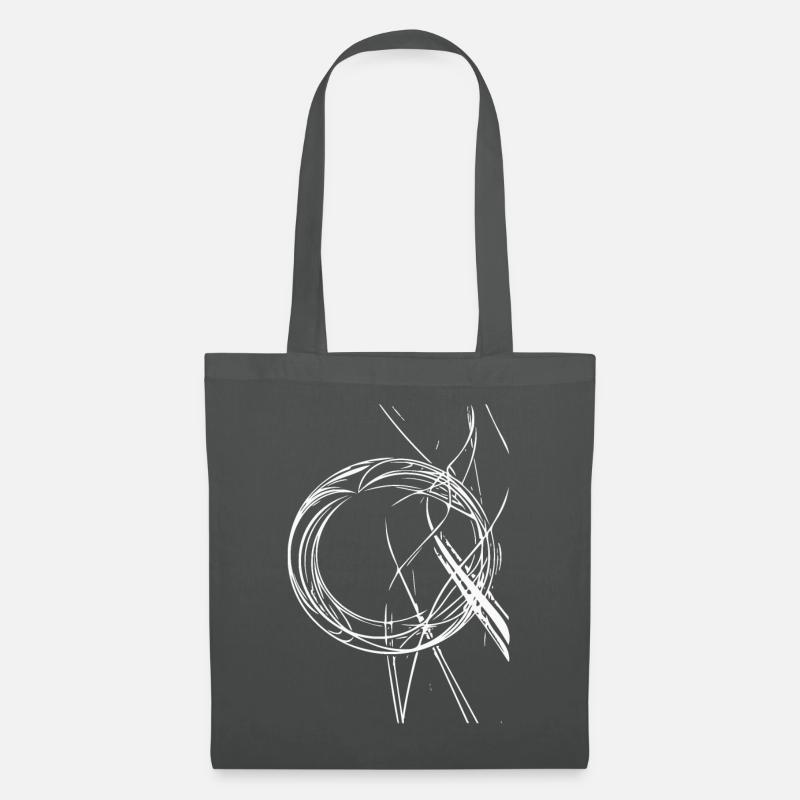 Abstrakt - Stoffbeutel - Graphite